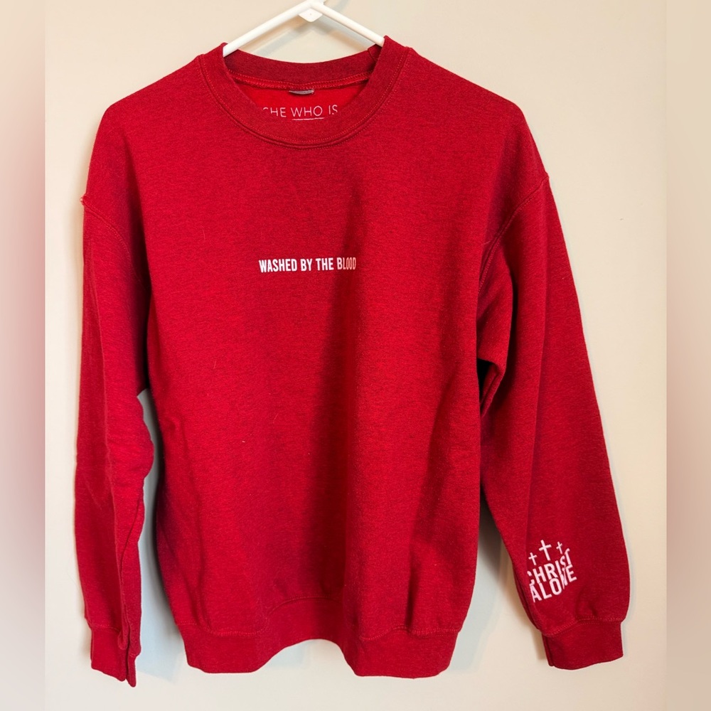She Who Is - Washed By the Blood Sweatshirt